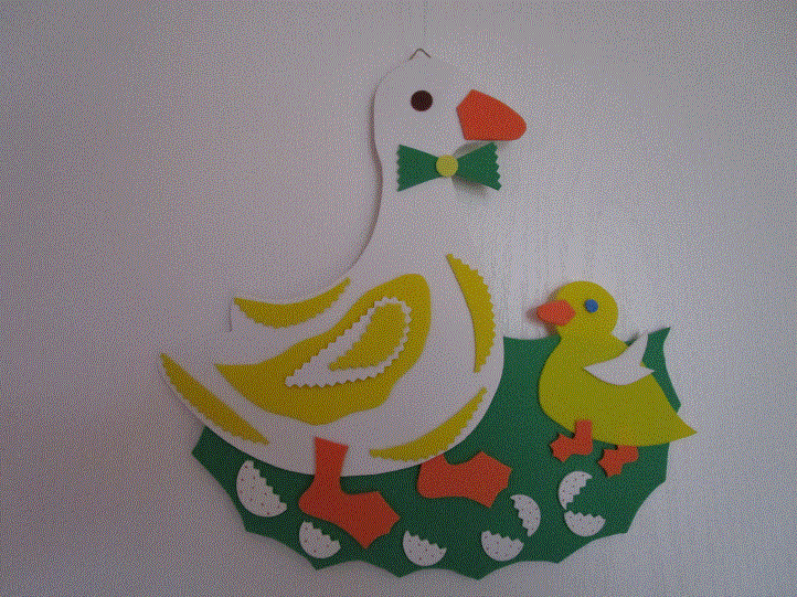 Tableau mousse oie gif